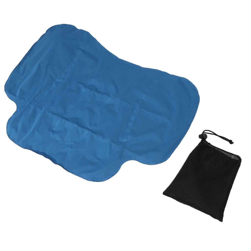 Inflatable Lumbar Travel Pillow for Airplane Ergonomic Soft Office Chair Back Support Pillow for