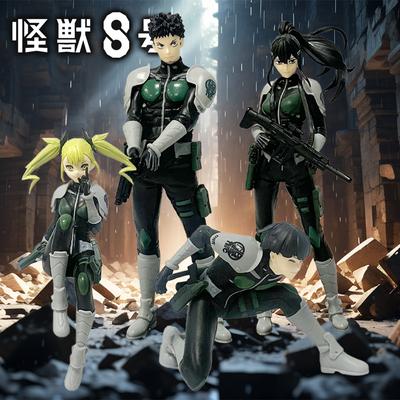 Anime KAIJU NUMBER EIGHT Kaiju No. 8 Kafka Hibino Reno Mina Anime Action Figures Hobbies Toys Desk Decorations 19cm