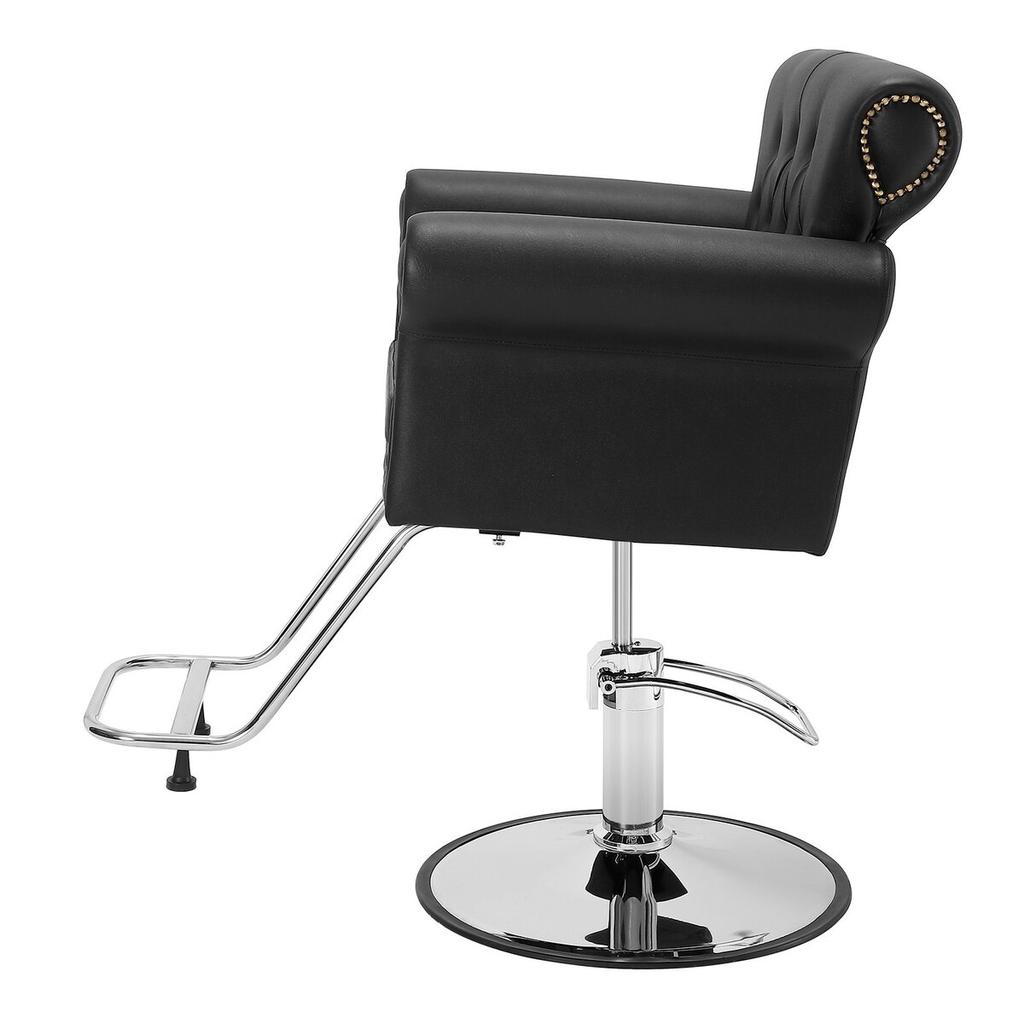 Salon Chair, Barber Chair for Hair Stylist, Styling Chair with Heavy Duty Hydraulic Pump, 360° Swivel Hair Salon Chair with Footrest for Beauty Spa
