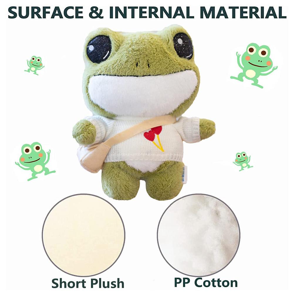11,8 Zoll Frosch Plüschtiere Niedliche Plüschtiere Stoffpuppe Spielzeug Cartoon Tier Spielzeug Geschenk für Kinder Mädchen Freunde