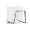 1PC Stainless Steel Sponge Holder Rack for Sink Wall Mount Storage Organizer Keeps Sponge Scrubber Dry with Suction Cup