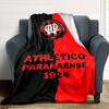 Clube Atlético Paranaense Print Flannel Blanket High Quality Warm Comfortable Cover for All Seasons Perfect for Gifts Home Decor