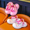 Children's slippers for girls, princess-style soft-soled clogs with bows, toddler closed-toe shoes for young children