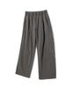 GAKKAI UNIONS Shiny Applique Wide Sweatpants Charcoal