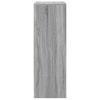 LED Sideboard Gray Sonoma 77 x 34 x 100 cm Engineered Wood