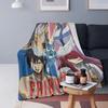 Fairy Tail Blankets Soft Warm Flannel Throw Blanket Cover for Bed Living Room Picnic Travel Home Sofa