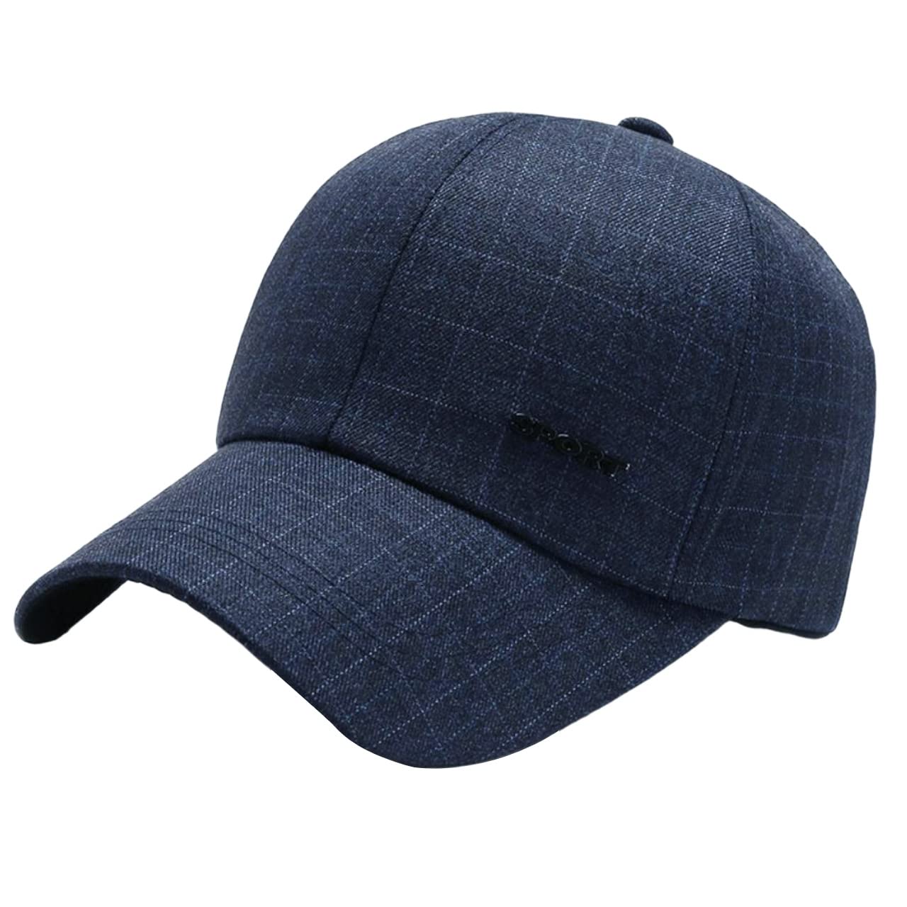

English Simple CA522 [White Fang] Hat, Letters, Logo, Cap, Design, Sports, Men s, Women s, (Navy)