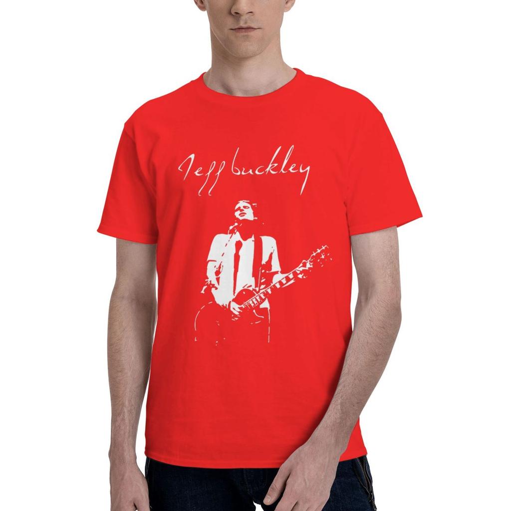 JEFF BUCKLEY Konzerttour Geschenk 1 100% Baumwolle Lässig Atmungsaktiv Bequem Kawaii Fußballtrikots 2025 T-Shirt Herren