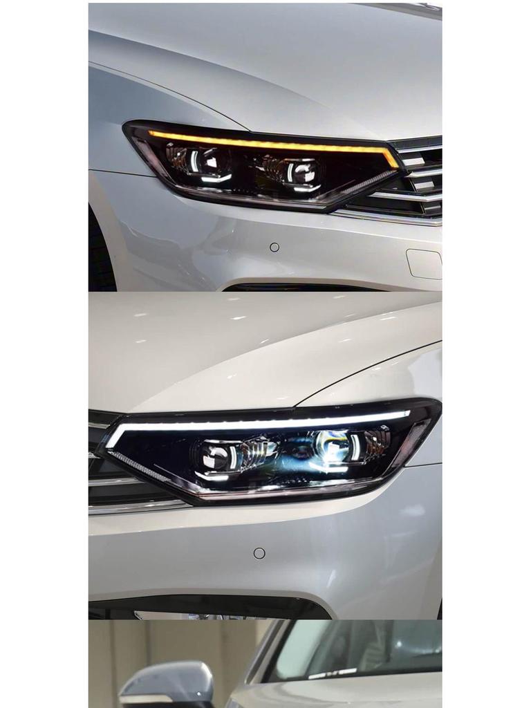 Volkswagen Magotan B8.5 LED Headlight Assembly (20-23) with Projector Daytime Running Lights & Flowing Turn Signals.