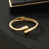 European and American Glossy Bracelet Ring Set, Simple Temperament Bracelet, Light Luxury Niche Cold Wind Jewelry