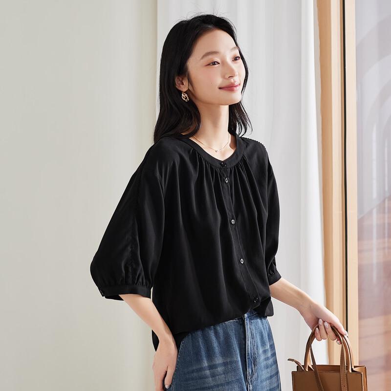 SOFSIL Women s Lyocell French Loose Casual Shirt XL