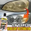 Professional Headlight Repair Agent - Improves Yellowing, Oxidation, and Fogging - Polishing Agent for Lenses, Creating Clearer and Bright