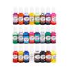 24-farbige Epoxidharz-Pigment-Kits Harz-Farbstoff Farbmittel Flüssig je 10 ml für Schmuckherstellung Kunsthandwerk und DIY-Projekte