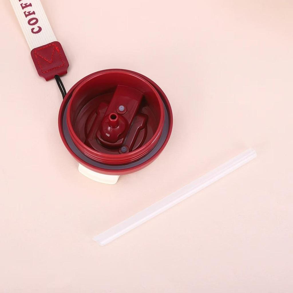 Lily of the Valley Dual-Drink Insulated Cup - 316 Stainless Steel with Carry Rope