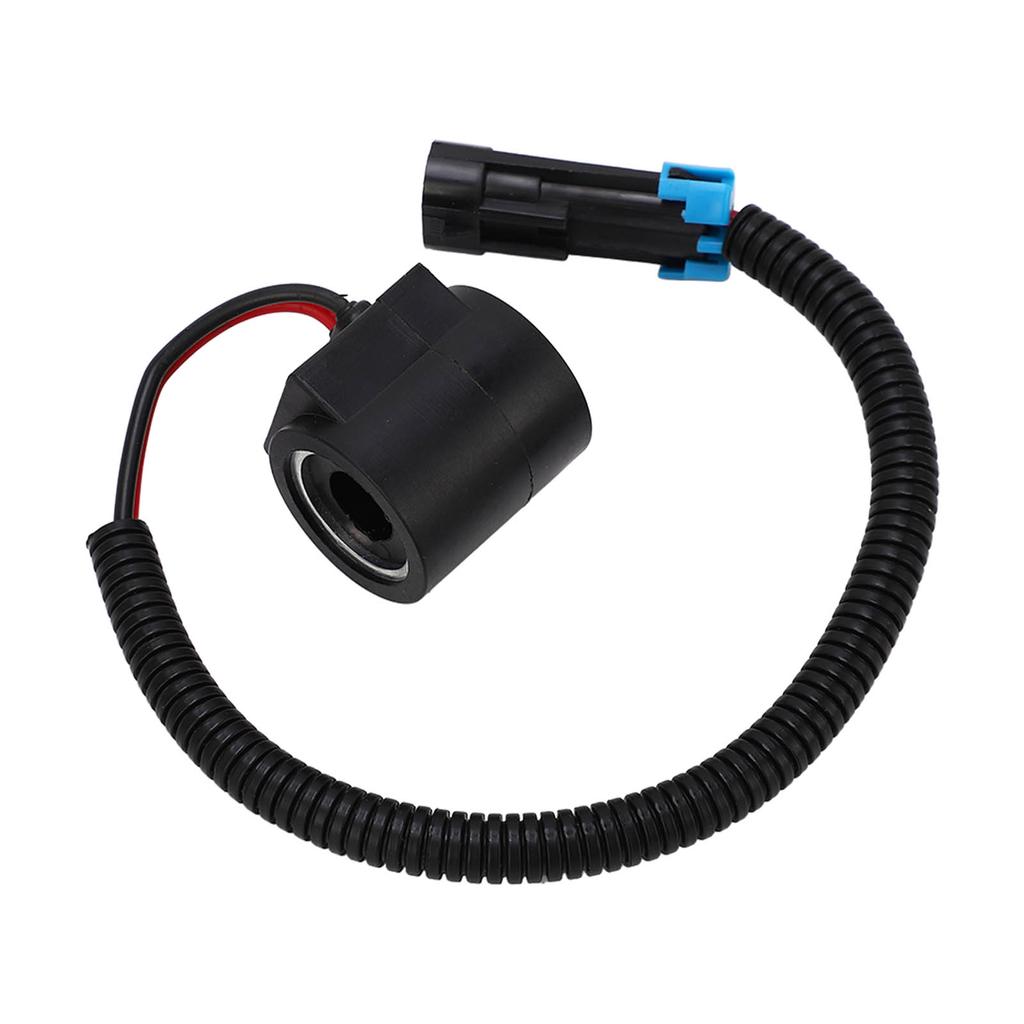 12V Solenoid Valve Coil with Connector 1 2in Hole Diameter 6671025 for Bobcat Skid Steer 751 753 763 773 7753
