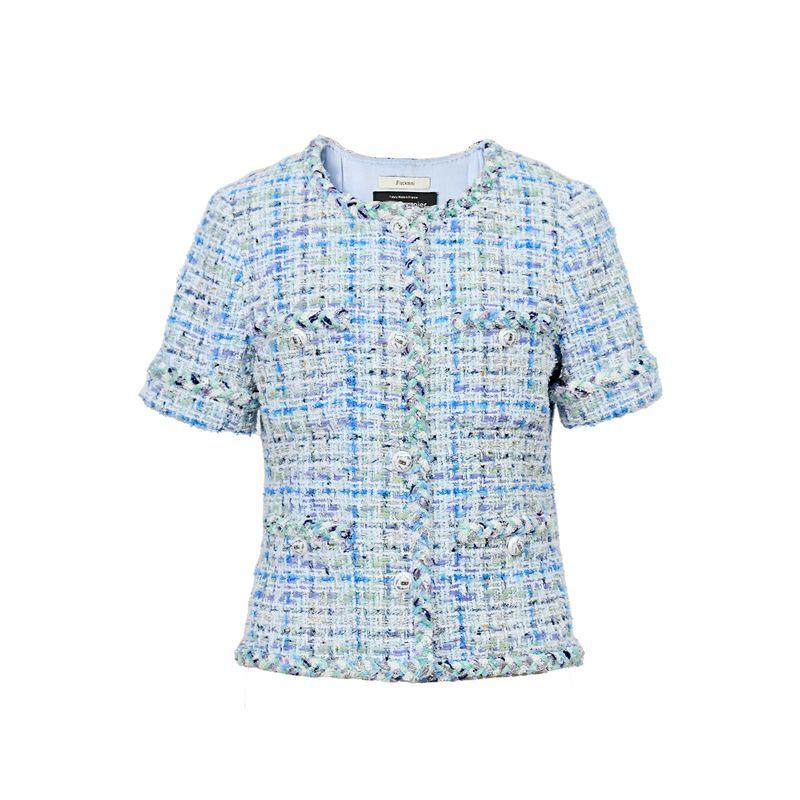 

Blacknini Дунай Франция Жюль-Тур * Баиниан Твид Классический Стиль Верхняя Одежда/Жилет Outwear (Label: JULES TOURNIER)(In stock) M