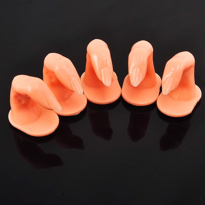

10pack/lot Nail Training Model Easy Practice Tools For Manicure Enthusiasts Practice Finger Nail Art
