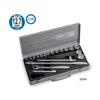 TONE Socket Wrench Includes 19 Pieces Set, 260M, 12.7mm (1/2") Drive, Silver,