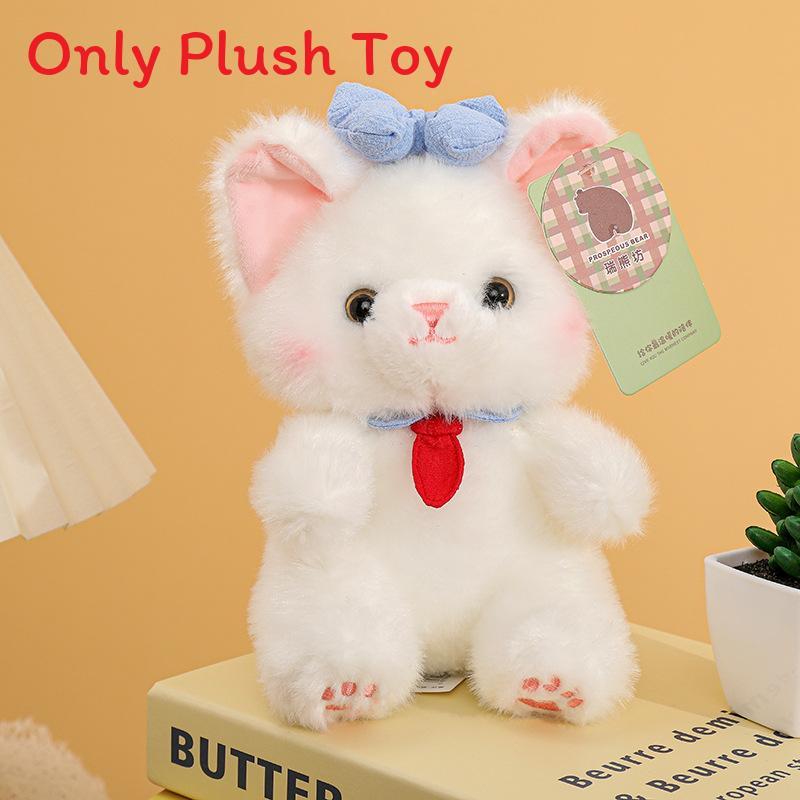 Momo Family Plush Keychain Cute Cartoon Cat With Butterfly Bow For Girls And Teens