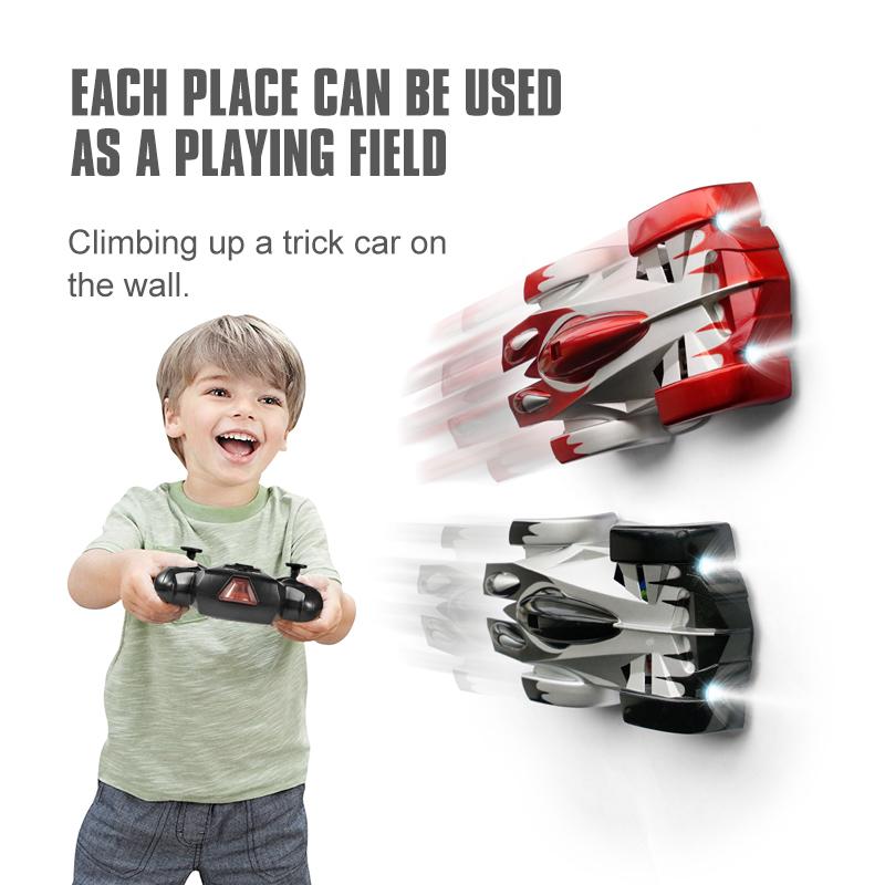 1/16 New Climbing Cars Remote Control RC Racing Car Anti Gravity Ceiling Rotating Stunt Electric Toys for Wholesale