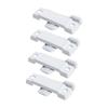 4Pcs Window Sash Locks Window Latch Locks for Living Room Classroom Nursery Home Single Double Hung Vertical Sliding Window