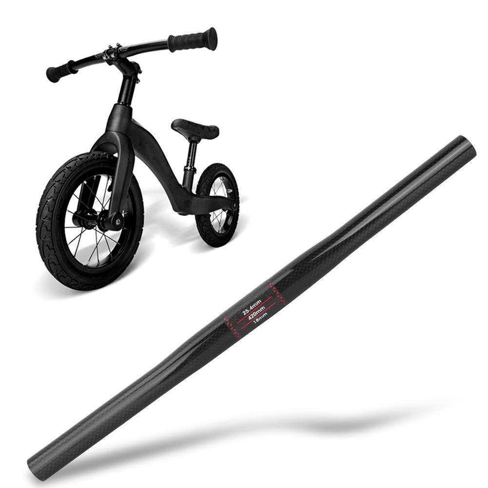 Carbon Fiber Handlebar for Children Ultralight Balance Car (Polish, 420*25, Straight)