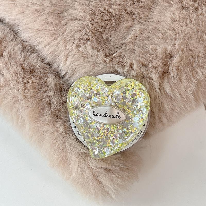 Sequin Airbag Phone Holder with Magsafe Ring and Desktop Support