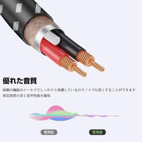 USB C Microphone Cable, USB C to XLR Recording Cable, Low-Noise Studio, Balanced Connection for Condenser Microphones, AV Amplifiers, Speakers, and Ot