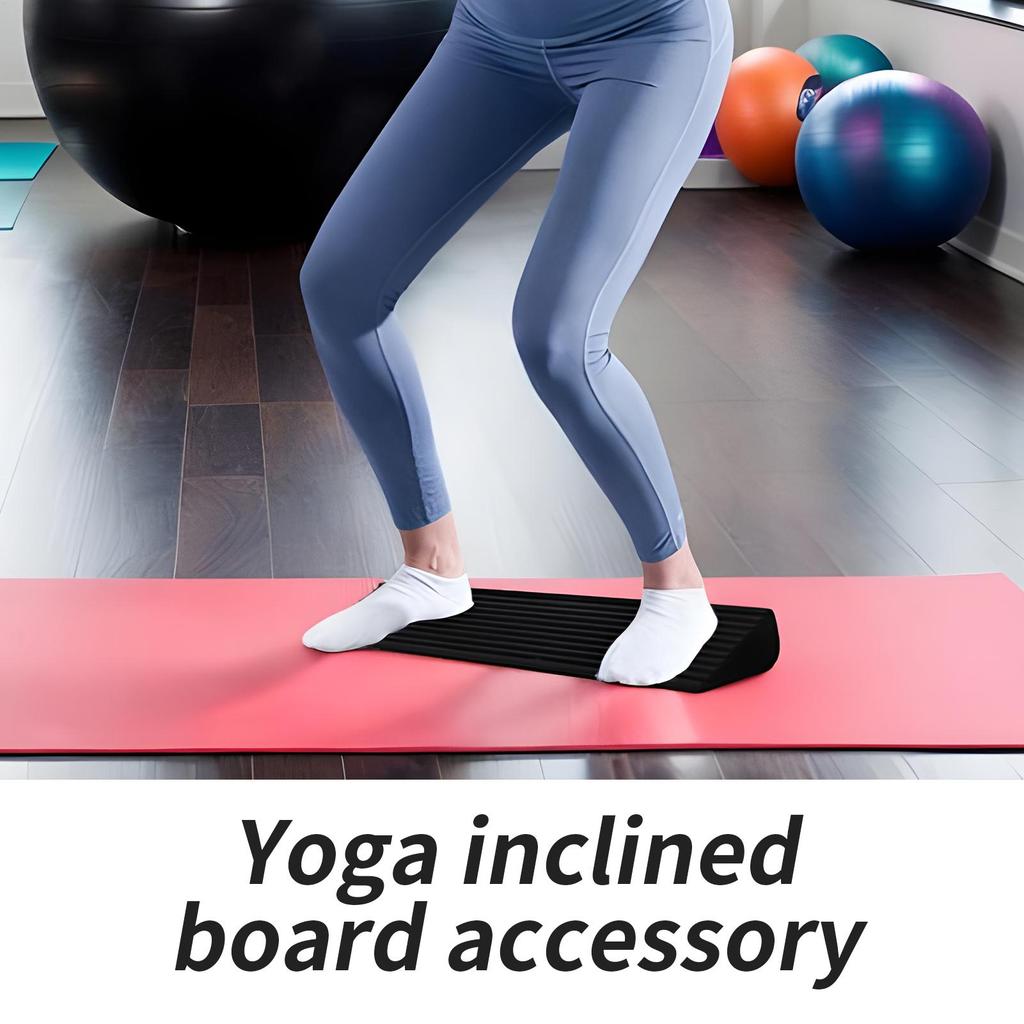 Wadenstrecker Schrägbrett Wadenstreckbrett Anti-Rutsch-Werkzeug Beinunterstützung Yoga Gleichgewicht Übungstraining Kraft Beweglichkeit