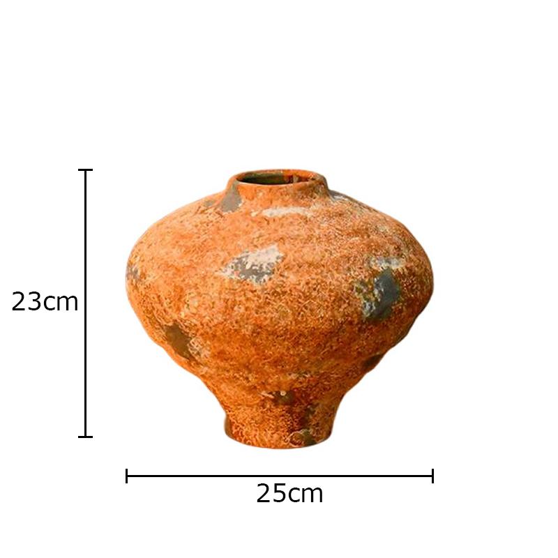 

Retro Nostalgic Ceramic Vase Table Decoration Artificial Flower Decorative Flowers Arrangement Floral Vases Room Aesthetic Decor