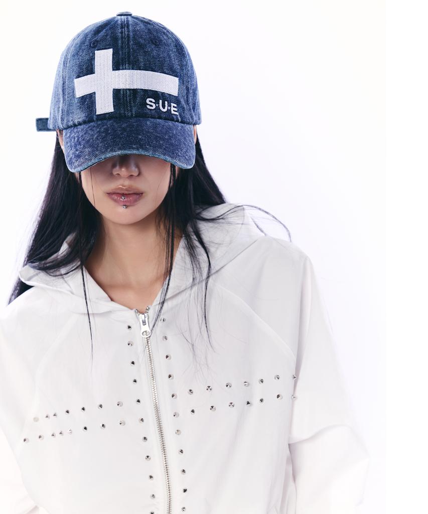 SETUP-EXE Cross Logo Ball Cap / Denim