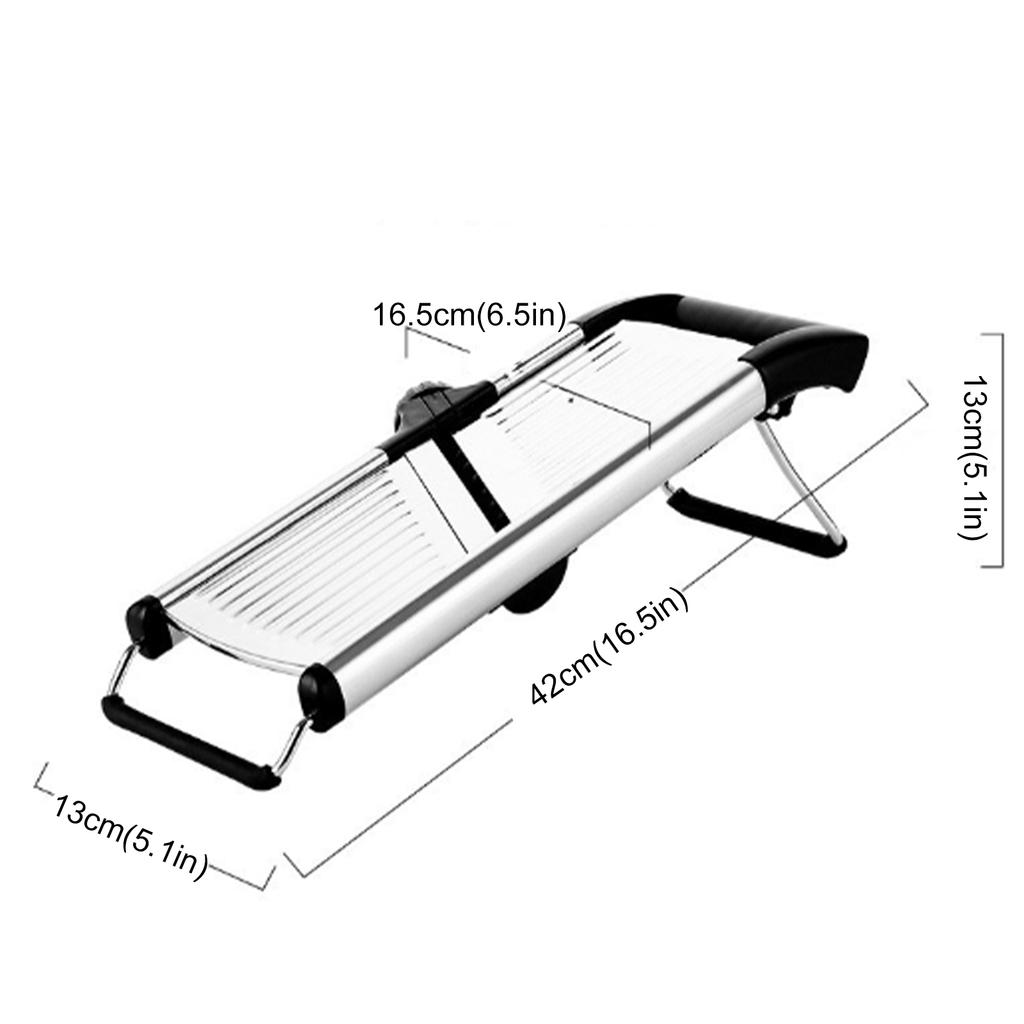 Multifunctional Vegetable Cutter Adjustable Slicer Stainless Steel Vegetable Slicer Chopper Cutter Potato Tomato Onion Carrot