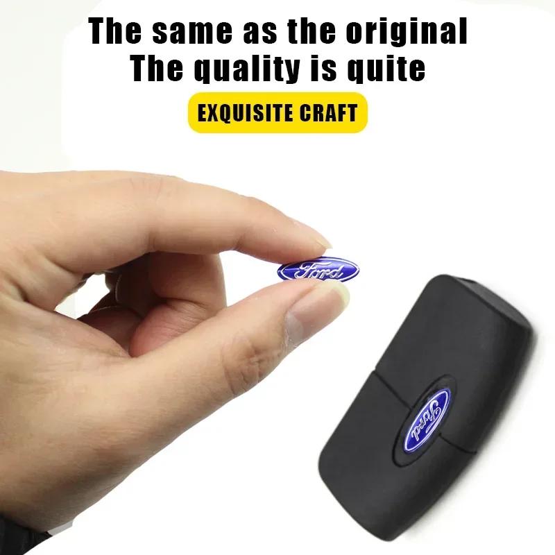 Nuovo 2026 Adesivo per Auto Ford Nuovo 2025 Caldo 3D Alluminio Chiave Telecomando Auto Emblema Adesivi Per Ford Fiesta Ranger Fusion M
