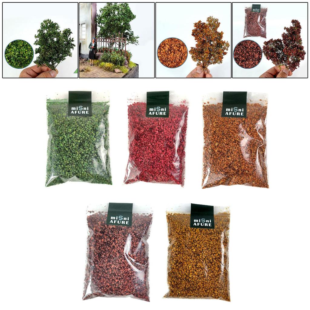 Micro Landscape Leaves 50ml Ground Cover Scene Accessories Leaf for Garden Model Train Sand Table Dioramas Layout