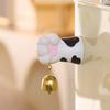 Cute Cat Paw Doorbell Magnetic Resin Cat Paw Decorative Door Chime Wall Mounted Shopkeepers Bell for Home Cafe Restaurant