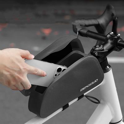 Magnetická brašna na horní rám kola Brašna na přední rám kola Cyklistická taštička pro horské silniční kolo
