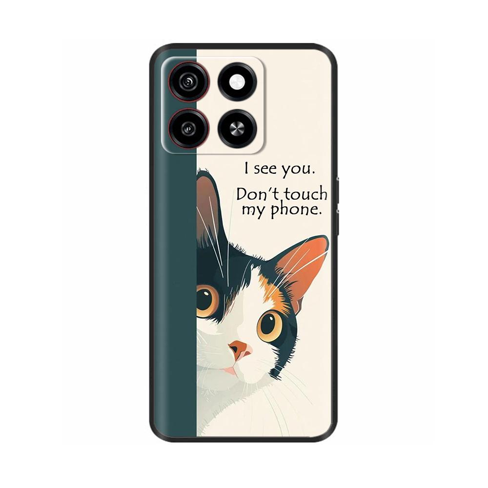 For ZTE Blade A35 Case Phone Case Cute Patterns Soft Liquid Silicone Cover For ZTE Blade A55 ZTEA35 ZTEA55 Protector Shell Cases