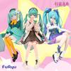 Hatsune Miku Desktop Cute Action Figure 11cm Neko T-Shirt Ver. Anime Figurine Kawaii Girls Model Toy Gifts