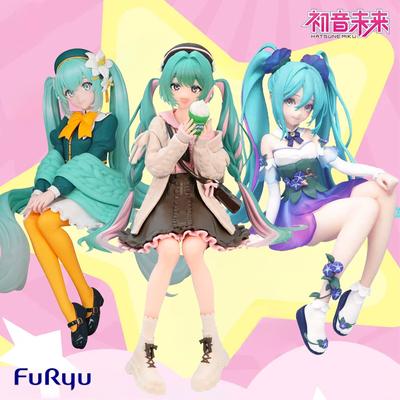 Hatsune Miku Desktop Cute Action Figure 11cm Neko T-Shirt Ver. Anime Figurine Kawaii Girls Model Toy Gifts