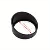 52mm Gauge Sun Visor Cap Sleek Black ABS Light Shield for Enhanced Driving Comfort & Precision