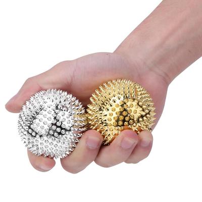 2ks Spike Magnetický masážní míč na ruce Spiky Roller Terapie pro uvolnění tlaku