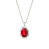 S925 sterling silver stud earrings necklace ring set with natural crystal stone brushed craftsmanship light luxury section high-rise jewelry set