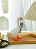 1pc, Magnetic Goose Key Is a Chain Home Decoration Sculpture, Office Desk Decoration Resin Goose Duck Sculpture, Tool Rack Home