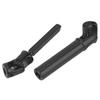 RC Crawler Car Metal Transmission Drive Shaft Fits for WPL 1 16 Mini Military Truck (Black)
