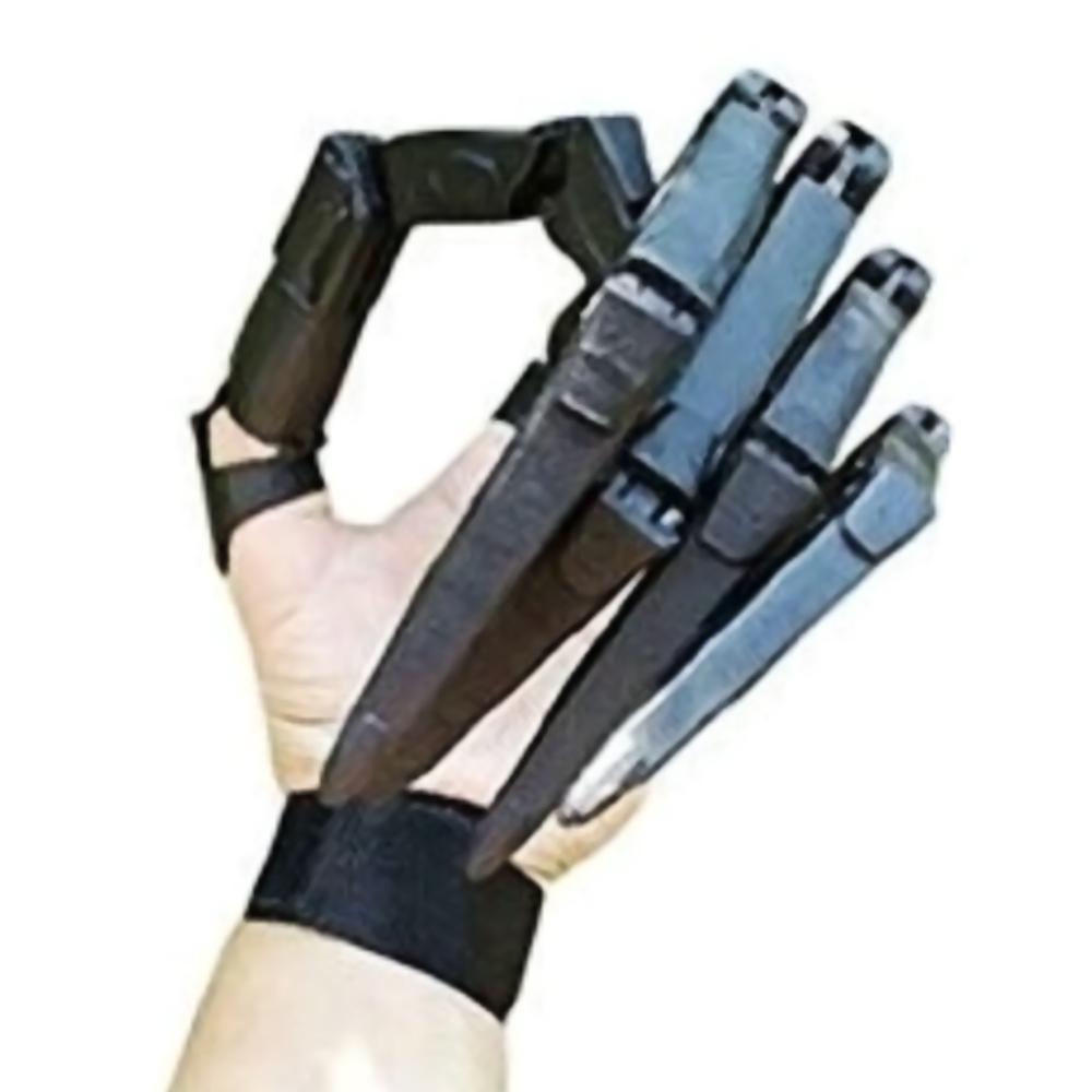 

3D Хэллоуин Печатные Шарнирные Пальцы Расширения Партии Ужасов Реквизит Хэллоуин Палец Декор Left Hand чёрный