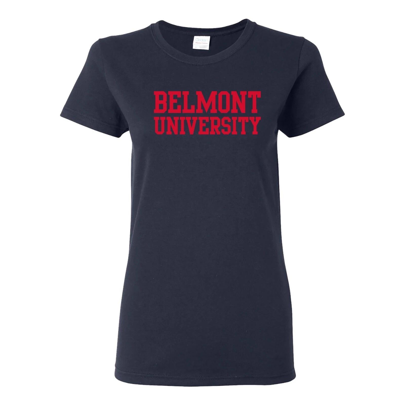 Belmont University Bruins Basic Block Womens Shirt - Navy 2XL