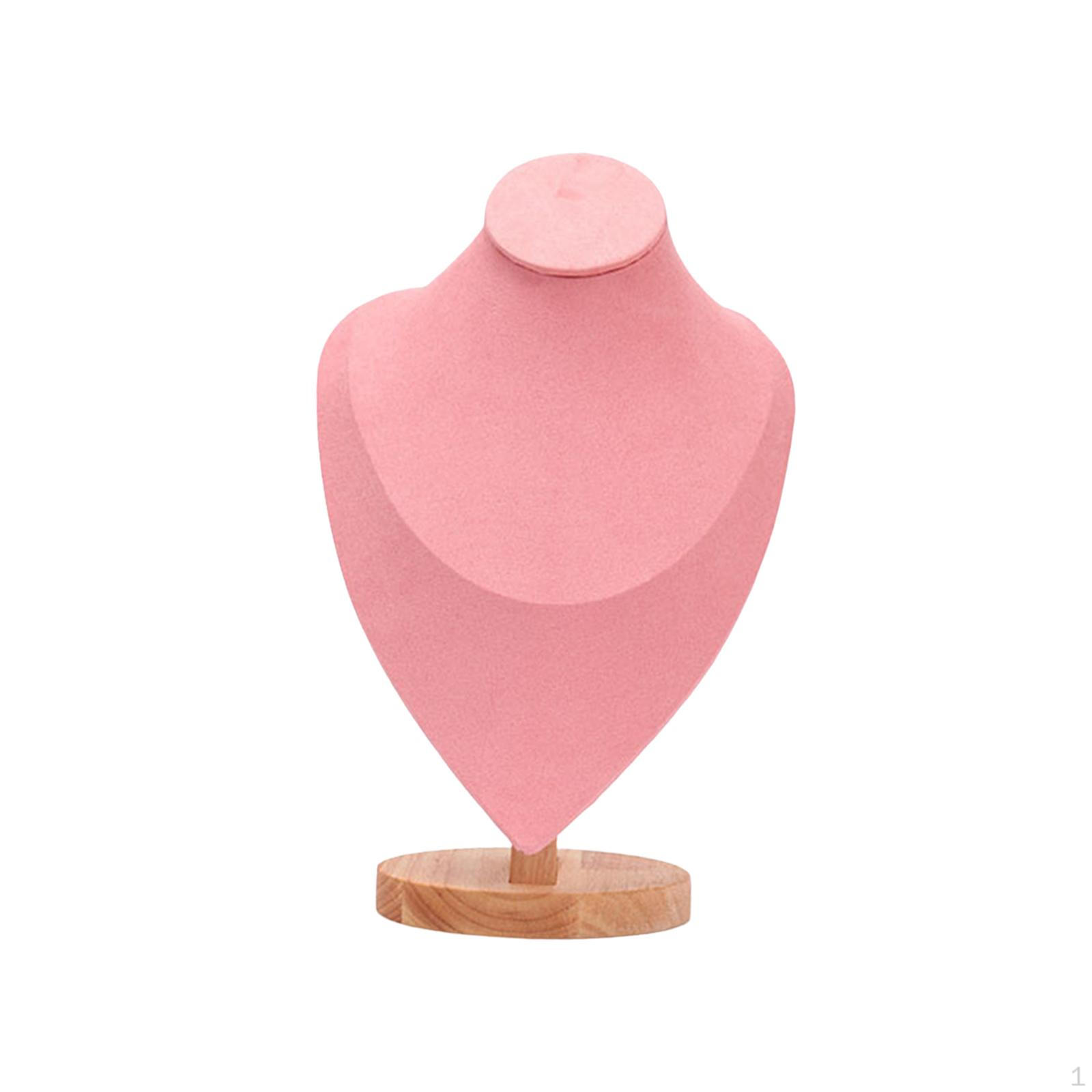 Elegant Wooden Jewelry Display Stand for Necklaces - Showcase Your 30x19x12cm