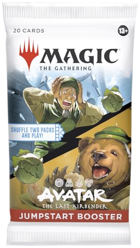 Magic: The Gathering Avatar: The Last Airbender Jump Start Booster English Version (Box of 24 Packs) MTG Trading Card Wizards of the Coast TLA D459000