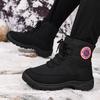 Snow Boots, High-top Men's Boots, Fleece and Thickened Warm Thick-soled Cotton Shoes