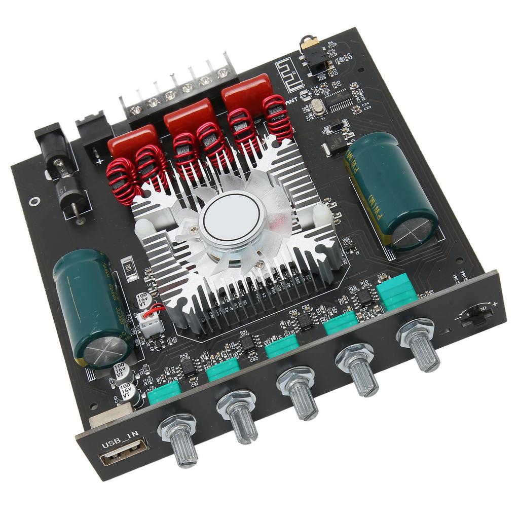 Bluetooth Amplifier Board 2.1 Channel Subwoofer HiFi Wireless Sound Power Amp Module with Treble